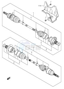 LT-A700X (E17) drawing REAR DRIVE SHAFT