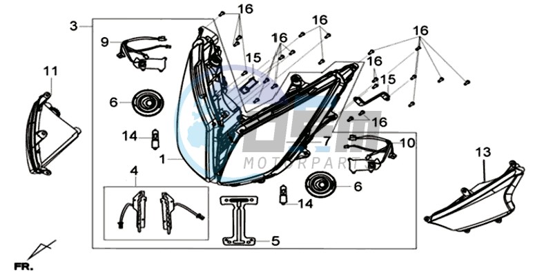 HEAD LAMP CPL.