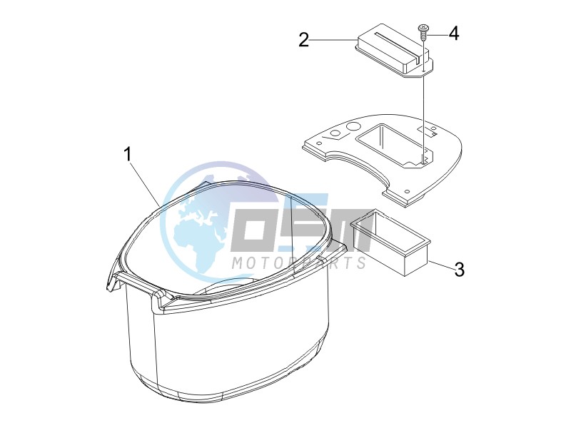 Helmet housing - Undersaddle