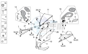 RSV 4 1000 APRC Factory ABS USA drawing Front body I