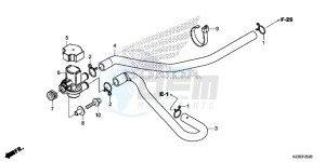 CRF250LAH CRF250LA ED drawing AIR INJECTION SOLENOID VALVE