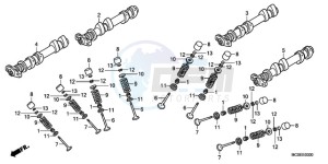 ST1300A9 CH / ABS MME - (CH / ABS MME) drawing CAMSHAFT/VALVE