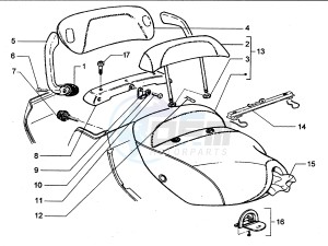 Hexagon 250 GT (5791881) 5791881 drawing Saddle