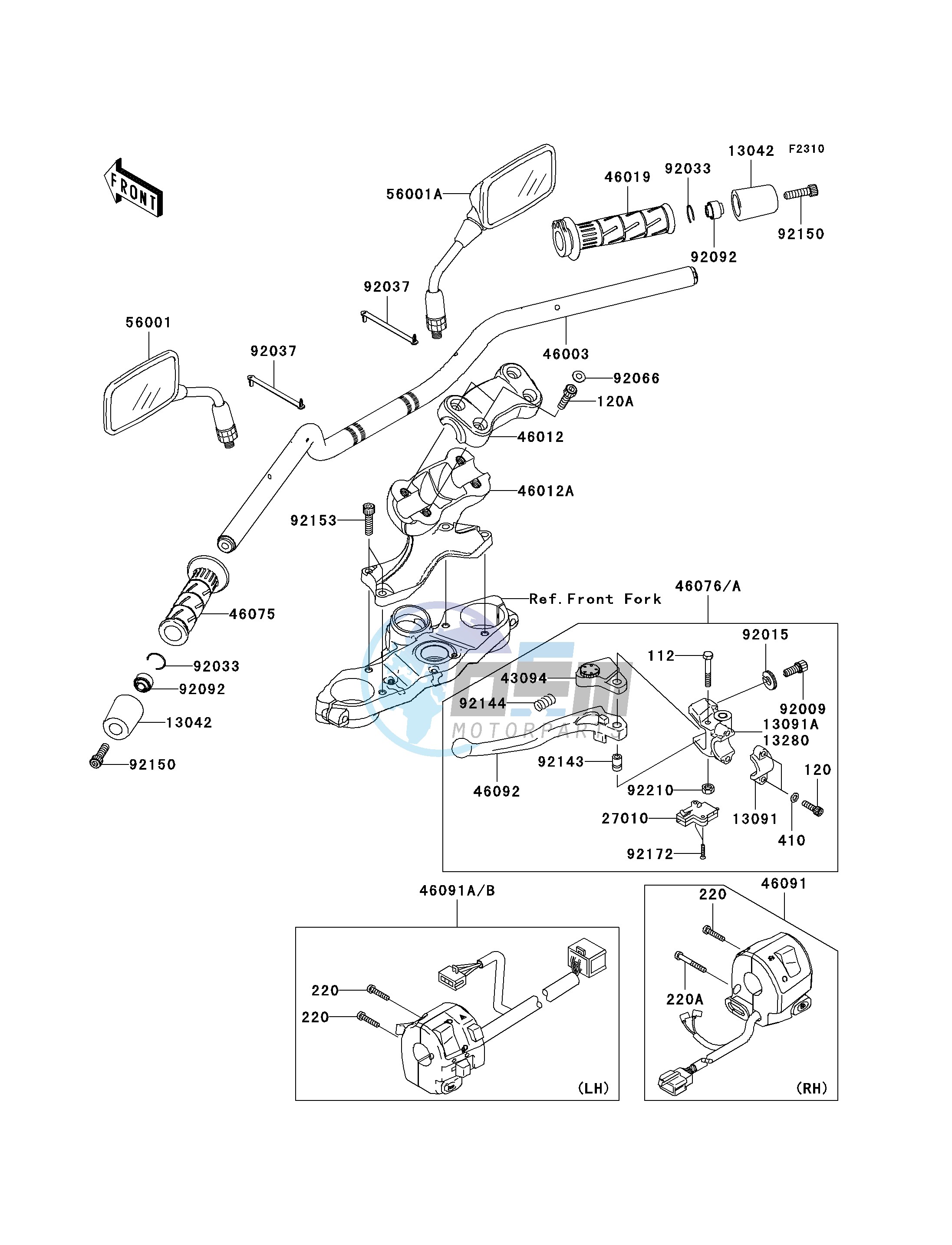 HANDLEBAR-- A7F_A8F- -