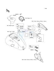 VN 2000 D [VULCAN 2000 LIMITED] (6F) D6F drawing LABELS