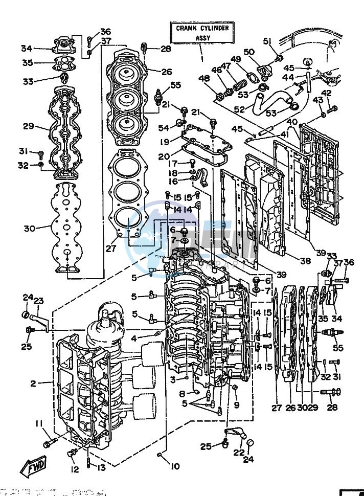 CYLINDER--CRANKCASE