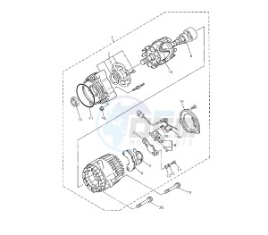 XJR 1300 drawing GENERATOR