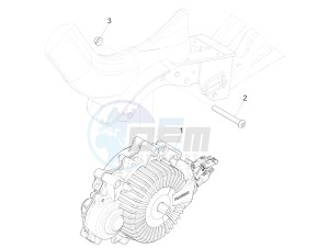 Wi-Bike Uni Mech Comfort 2016-2017 (EMEA) drawing Engine, assembly