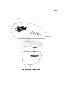 W800 EJ800ADFA GB XX (EU ME A(FRICA) drawing Decals(Red)