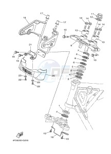 YB125 (2CS9) drawing STEERING