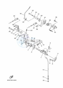 F20DETL drawing THROTTLE-CONTROL