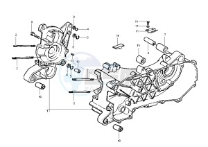 SKIPPER LX 125-150 drawing Crankcase