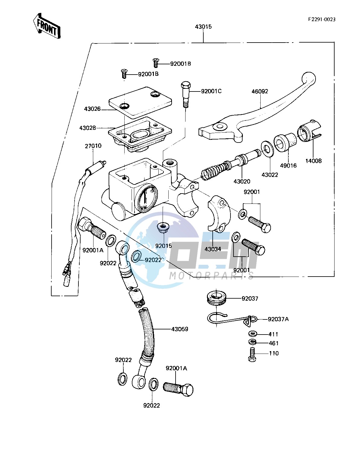 FRONT MASTER CYLINDER