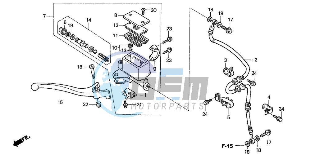 FR. BRAKE MASTER CYLINDER (NSS2501/2)