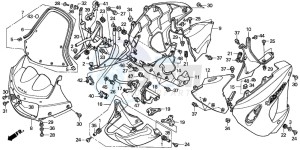 XL1000V VARADERO drawing COWL