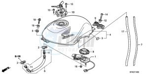 VTR2509 U drawing FUEL TANK