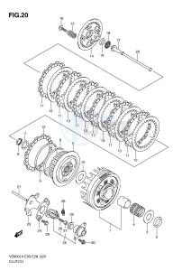 VZ800 (E3-E28) MARAUDER drawing CLUTCH