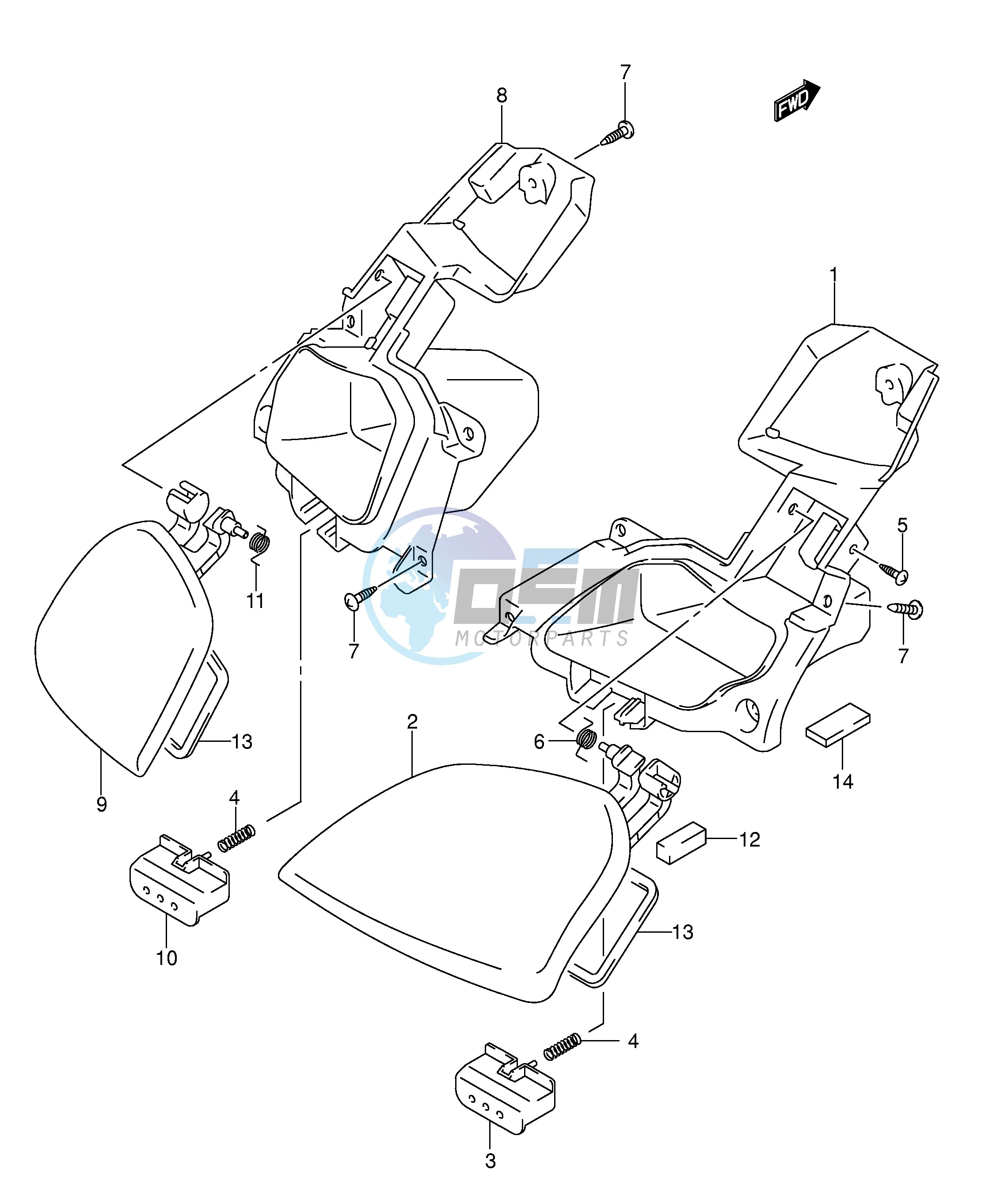 FRONT PANEL BOX (MODEL K3)