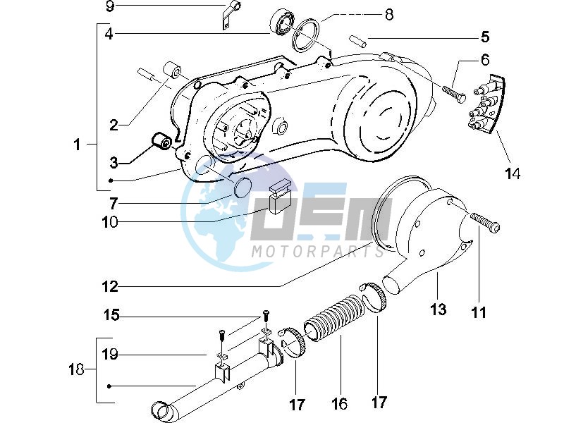 Crankcase cover - Crankcase cooling