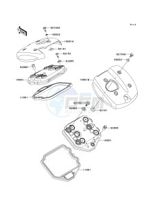 VN 900 B [VULCAN 900 CLASSIC] (6F-9F) B8F drawing CYLINDER HEAD COVER