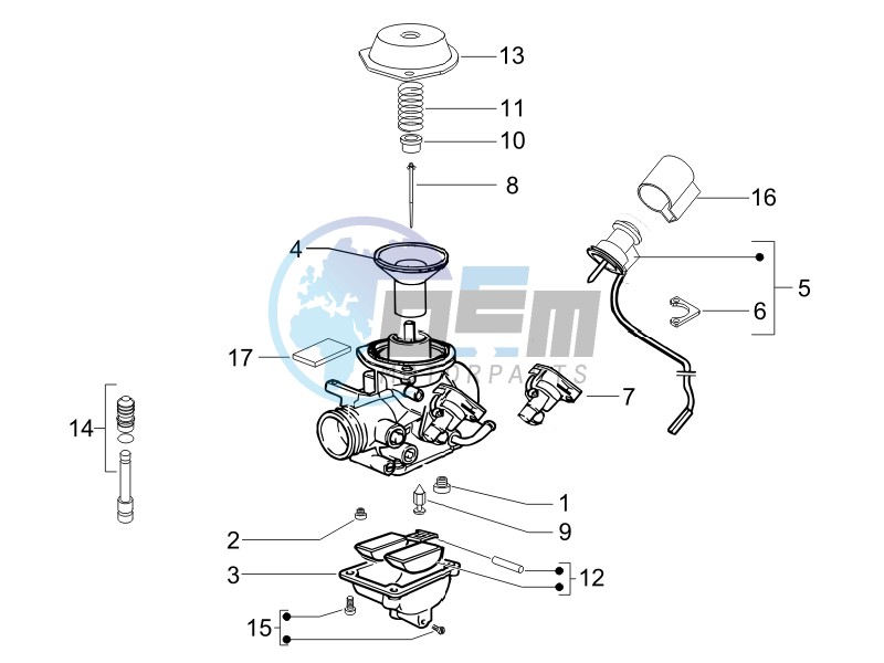 Carburetors components