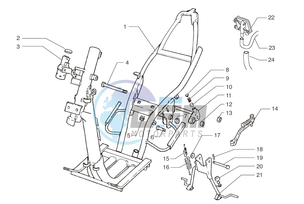 Chassis-Central stand