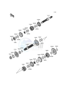 NINJA_250SL BX250AFF XX (EU ME A(FRICA) drawing Transmission