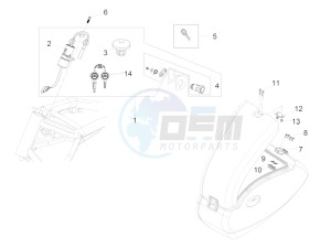 California 1400 Touring ABS USA-CND 1380 drawing Locks