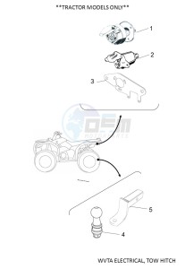 YFM700FWBD YFM70KP (B5KC) drawing WVTA ELECTRICAL, TOW HITCH