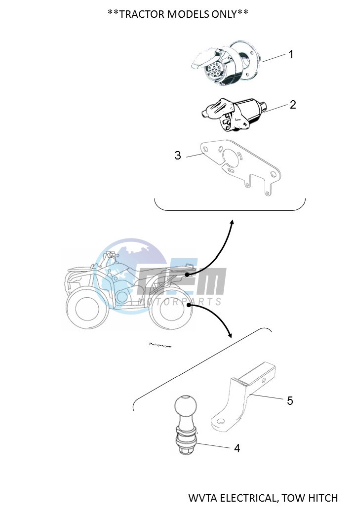 WVTA ELECTRICAL, TOW HITCH