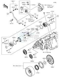 Z650 ER650HHF XX (EU ME A(FRICA) drawing Starter Motor