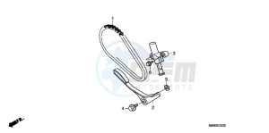 TRX250TMB drawing CAM CHAIN/ TENSIONER