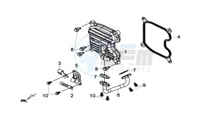 Joymax 300i ABS drawing CYLINDER HEAD COVER