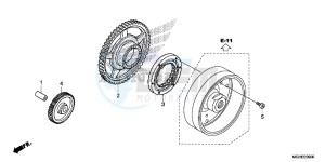 VFR1200XLE CrossTourer 2ED drawing STARTING CLUTCH