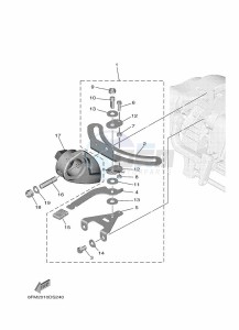 F20GWHL drawing TILLER-HANDLE