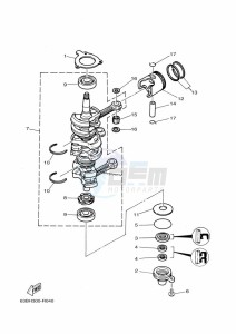 40VEOL drawing CRANKSHAFT--PISTON