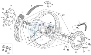 RXV-SXV 450-550 Vdb-Merriman drawing Rear wheel I