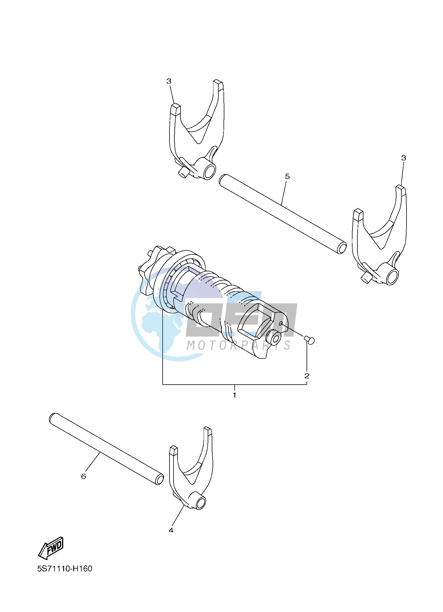 SHIFT CAM & FORK