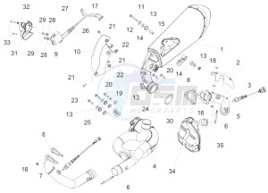 ETV Caponord 1200 USA USA drawing Exhaust pipe