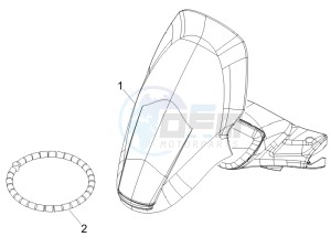 Liberty 125 4t ptt (I) Italy drawing Windshield