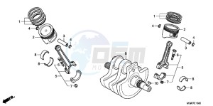 VT750SB drawing CRANKSHAFT/ PI STON