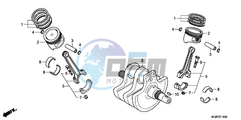 CRANKSHAFT/ PI STON