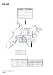 VZR1800 (E3) INTRUDER drawing LABEL (VZR1800L1 E28)