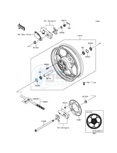 NINJA_250SL BX250AFF XX (EU ME A(FRICA) drawing Rear Hub