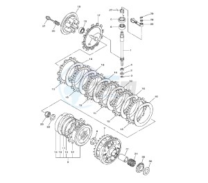 FZ8-S 800 drawing CLUTCH