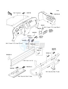 KAF 400 C [MULE 610 4X4 HARDWOODS GREEN HD] (C6F-C9F) C9F drawing LABELS