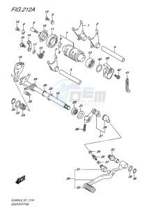 DL650 ABS V-STROM EU drawing GEAR SHIFTING