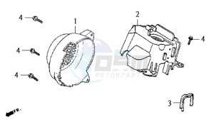 JET EURO X 50 25KMH drawing AIRBOX