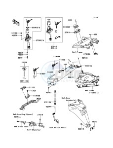 ZZR1400_ABS ZX1400FEFB FR GB XX (EU ME A(FRICA) drawing Ignition Switch