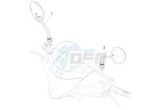 Fly 125 4t 3v ie (Vietnam) Vietnam drawing Mirrors